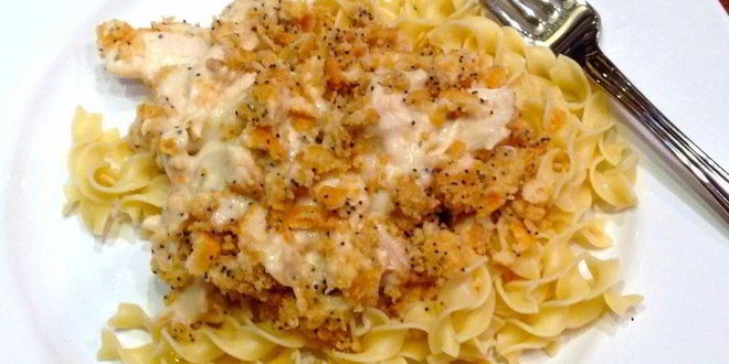 Рецепт Курицы, тушенной в сметане с чесноком