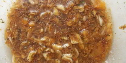 Шаг 2: курицы в мандариново-соевом маринаде с рисом