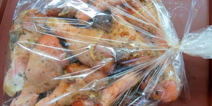 Шаг 3: курицы в маринаде из соевого соуса