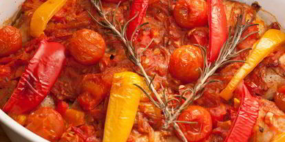 Шаг 5: курицы запеченной с овощами