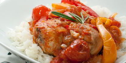 Шаг 6: курицы запеченной с овощами