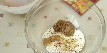 Шаг 3: курицы запеченной в фольге