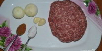 Шаг 1: люля-кебаба в духовке из баранины