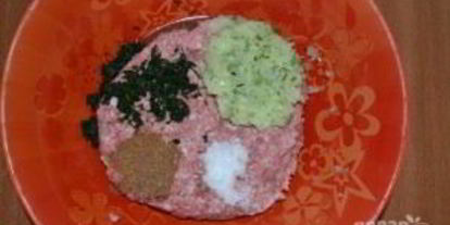 Шаг 2: люля-кебаба в духовке из баранины