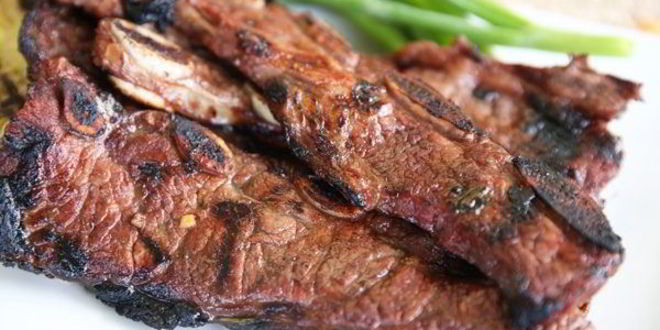 Рецепт Маринованных свиных ребрышек на гриле