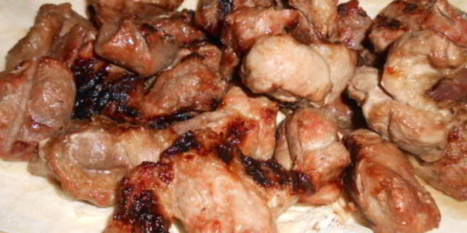 Рецепт мяса на углях