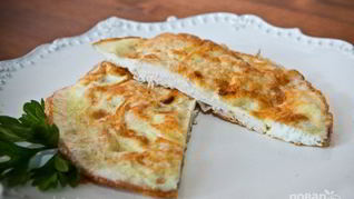 Рецепт Мяса в омлете