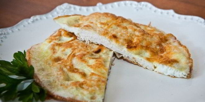 Рецепт мяса в омлете