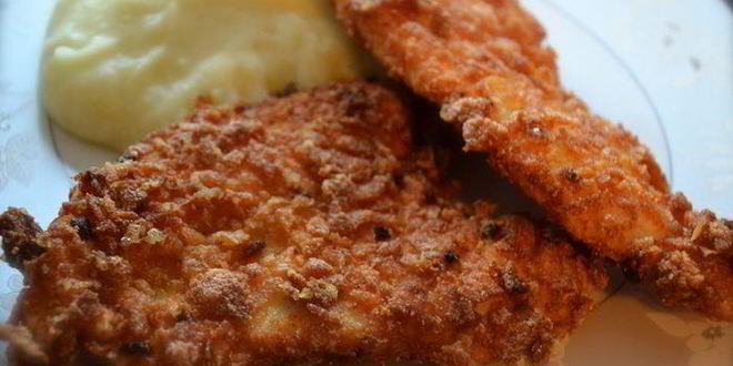 Рецепт отбивных в кукурузной корочке