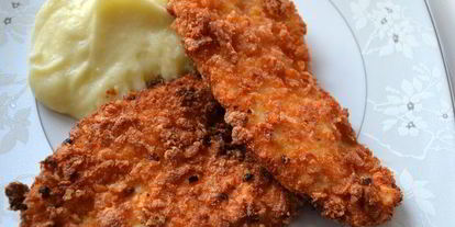 Шаг 8: отбивных в кукурузной корочке