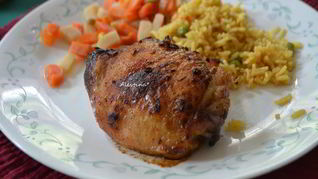 Рецепт Пряных острых куриных бедрышек