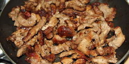 Шаг 4: свинины с черными боками