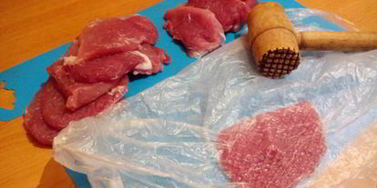 Шаг 1: свинины с горчицей и корицей