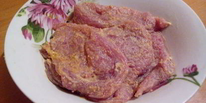 Шаг 2: свинины с горчицей и корицей