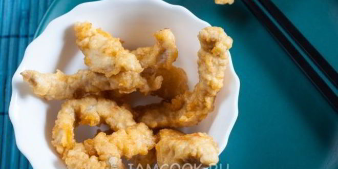 Рецепт свинины в пивном кляре