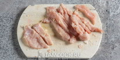 Шаг 5: свинины в пивном кляре