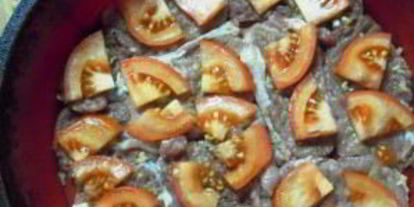 Шаг 4: телятины с помидорами