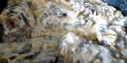 Шаг 4: телятины в сметанном соусе