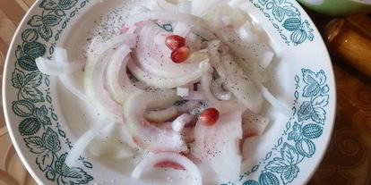 Шаг 3: утки барбекю с шампиньонами и маринованным луком