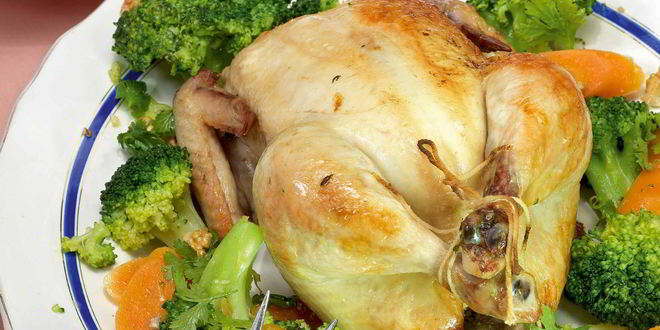 Рецепт запеченной курицы