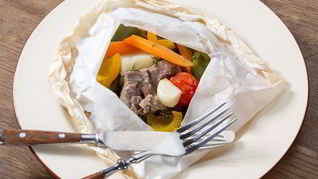 Рецепт Запеченного мяса индейки с овощами