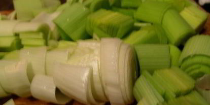 Шаг 1: нежного гарнира из лука-порея и грибов с маскарпоне