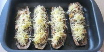Шаг 5: баклажанов, фаршированных курицей