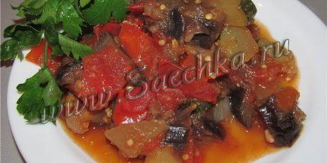 Рецепт баклажанов в мультиварке