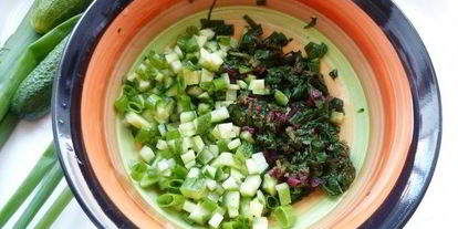 Шаг 7: ботвиньи с жареным карпом