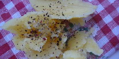 Шаг 2: дважд запеченный картофель с двумя начинками