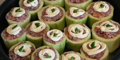 Шаг 2: фаршированных кабачков