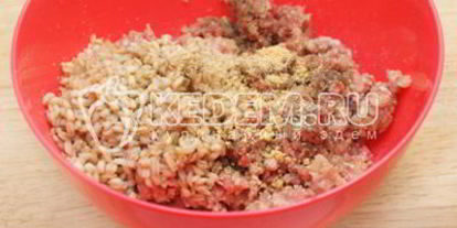 Шаг 3: фаршированных перцев мясом и перловкой