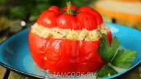 Рецепт Фаршированных перцев в сметанном соусе