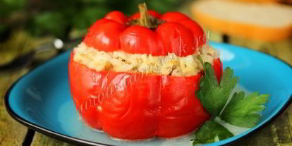 Шаг 8: фаршированных перцев в сметанном соусе