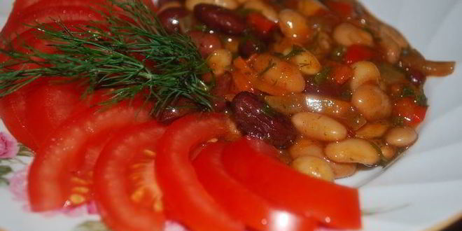Рецепт фасоли в томате