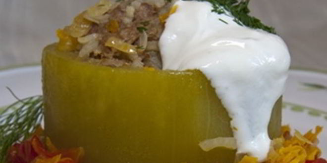 Рецепт кабачков фаршированных мясом