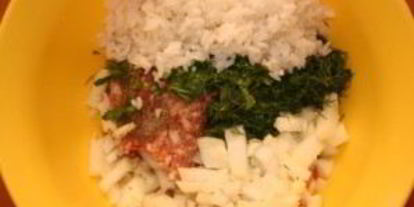 Шаг 2: кабачков фаршированных мясом