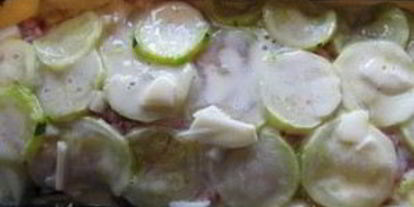 Шаг 7: кабачков и баклажаны с фаршем