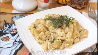 Рецепт Кабачков по-венгерски