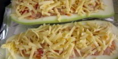 Шаг 7: кабачков в духовке, фаршированные мясом