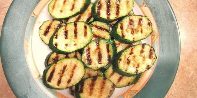 Рецепт кабачка, жареного на гриле