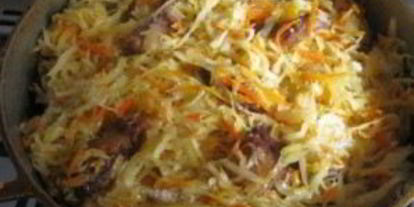 Шаг 6: капусты в чугунке