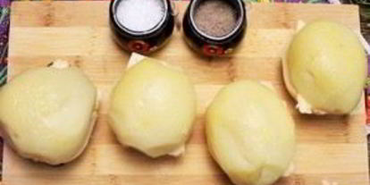 Шаг 3: картофеля с беконом, запеченный в духовке