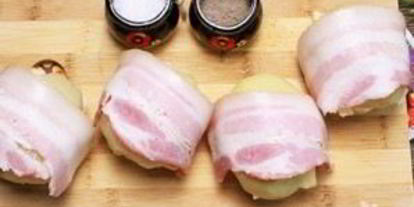 Шаг 4: картофеля с беконом, запеченный в духовке