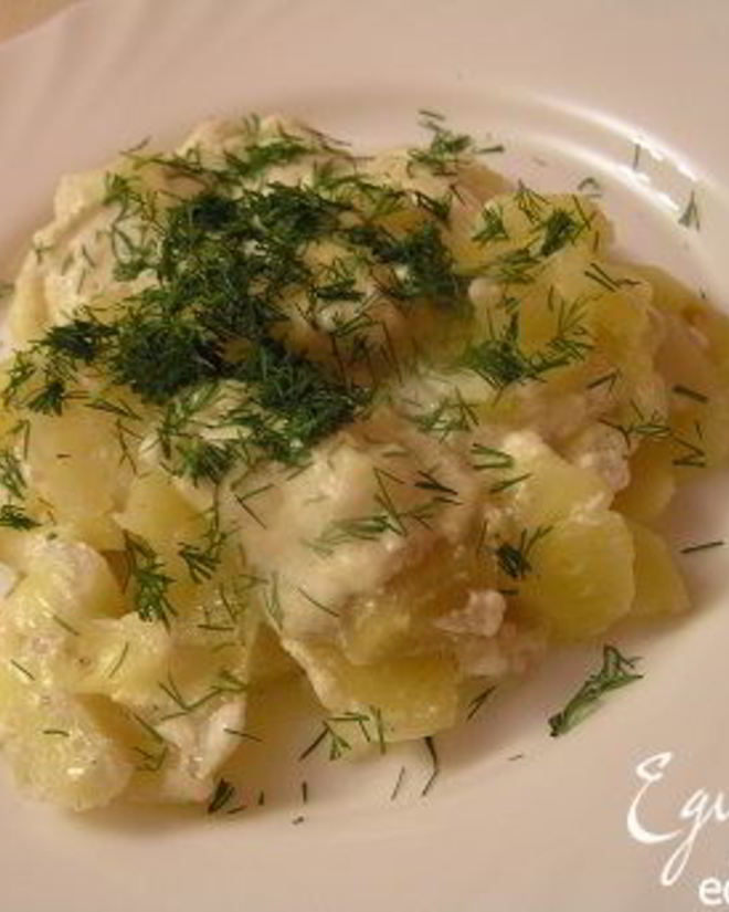 Рецепт картофельного гратен без духовки