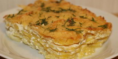 Шаг 8: картофельного гратен