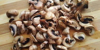 Шаг 4: кукурузы, тушеной с грибами