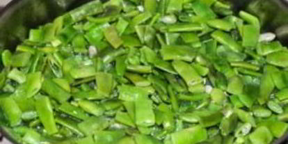 Шаг 1: лобио из стручковой фасоли с яйцом