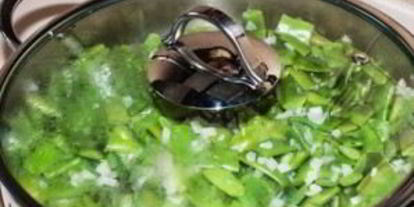 Шаг 3: лобио из стручковой фасоли с яйцом