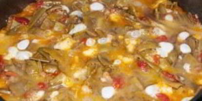 Шаг 7: лобио из стручковой фасоли с яйцом